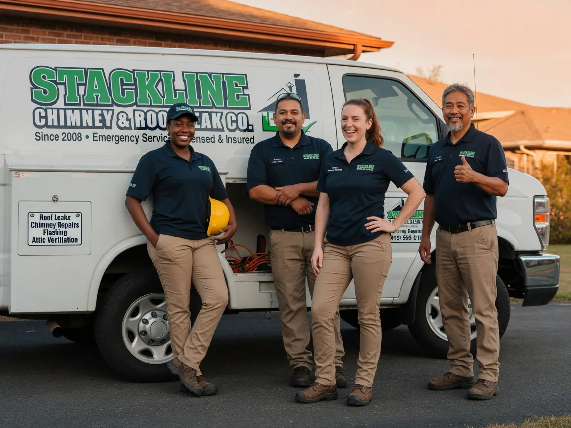 Chimney flashing repair company in Gates, NC